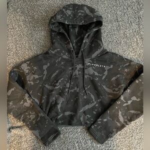 Alphalete Cropped Camo Hoodie
